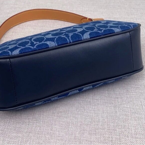 Coach Teri Shoulder Bag Denim - Picture 3 of 6